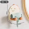 Suporte Criativo de Dinossauro para Secador de Cabelo, Porta Secador de Cabelo Fofo Montado na Parede do Banheiro, Armazenamento Doméstico para Secador de Cabelo