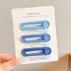Presilha de cabelo oca em formato de nuvem para meninas, presilha para franja da testa, novo modelo 2026, acessório de cabelo tipo BB clip lateral para meninas pequenas