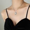 Collar de Perlas de Agua Dulce Irregulares Estilo Simple Frío Japonés y Coreano Regalo Mejor Amiga para Niñas Acero Titanio Dorado