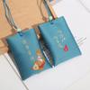 Bolsita Aromática para el Festival del Medio Otoño, Bolsita Estilo Chino, Bolsita para Colgar en el Cuello, Colgante de Bolsa de la Suerte Estilo Chino, Bolsa de Bendición para la Buena Suerte y el Éxito Académico, Bolsa Vacía