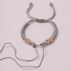 Festival de Medio Otoño Nudo de Flor de Durazno Pulsera Semi-Terminada DIY Tejido a Mano Pulsera Accesorios de Joyería con Hilo de Cuentas al por Mayor