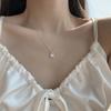 Collar con candado Tongxin para mujer estilo coreano ins lujo ligero temperamento simple cadena para la clavícula cumpleaños de amigas