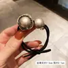 Coreia do Sul Dongdaemun Pérola Novo Estilo Simples Ins Strass Corda de Cabelo Celebridade Cibernética Mesmo Estilo Alta Qualidade Cabeça de Bola Corda de Cabelo Acessórios de Cabelo
