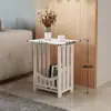 Mesa quadrada de varanda estilo europeu, mesa de centro, criado-mudo de quarto, mesinha, mesinha redonda, mesa de centro redonda, mesa lateral de sofá para sala de estar