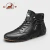 Botas Martin Gorilla 2026 Modelo Novo de Inverno Couro Genuíno Solado Macio Cano Alto Sapatos de Trabalho Aumentadores de Altura Resistentes ao Desgaste Sapatos Casuais de Couro para Homens