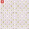 Tela de algodón de 40 pts con estampado de cuadros prismáticos y pequeñas flores frescas para ropa de mujer y camisa de vestir para niños en stock
