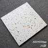 Terrazzo de Color Mate 600X600 Sala de Estar Comedor Cafetería Tienda de Té con Leche Baldosas Tipo Ladrillo Antiguo Antideslizantes Resistentes al Desgaste