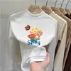 Camiseta térmica de forro polar cepillado con cuello alto medio para niños para otoño e invierno, camiseta interior cálida de manga larga para niñas de mediana y mayor edad