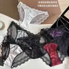 Nuevas Bragas Sexys de Encaje para Mujer 2025 con Abertura Alta, Calzones Románticos de Lujo Ligero, Algodón Puro Antibacteriano en la Entrepierna para Mujer