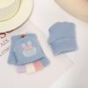 Guantes para Bebé Otoño e Invierno Guantes Cálidos Conejito Lindo Niños y Niñas Bebés Niños Pequeños Guantes con Solapa