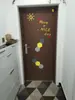 Adesivo de porta Decoração com adesivo de feltro Porta de entrada Feltro fofo Renovações da comunidade Adesivo de porta anti-colisão Uso doméstico Ou Chuang Decoração autoadesiva