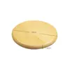 En Stock Bambú Surco Posavasos Sencillos para Sala de Estar, Almohadillas Domésticas Aislantes del Calor, Portavasos Redondos de Hotel, Posavasos Anti-quemaduras para Juego de Té