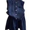 Conjunto de Moda y Tendencia para Reducir la Edad en Mujeres, Chaleco sin Mangas de Verano Talla Grande, Conjunto Casual de Dos Piezas con Shorts