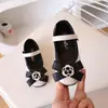 Zapatos de Princesa para Niña Estilo Pequeño Chanel Nuevo Estilo Primavera y Otoño 2025 Zapatos Negros de Cuero para Bebé Zapatos de Una Sola Pieza Zapatos de Moda