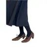 Tacones Altos Vintage Cuadrados Mate para Mujer 2026 Nuevo Estilo Boca Baja Estilo Francés Lazos Cruzados Tacón Grueso Zapatos de Salón