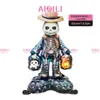 Globos de papel de aluminio para Halloween más vendidos transfronterizos: cabezas de calabaza, murciélagos, arañas, calaveras y decoraciones temáticas de fantasmas para fiestas de Halloween