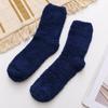 Meias de Veludo Coral de Inverno para Homens, Meias de Casa de Veludo Quentes Espessadas para Adultos, Meias Masculinas de Cano Médio para Dormir Tamanho 44