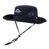 Sombrero de Senderismo para Exteriores Color Camello Secado Rápido Visera Sombrero de Pescador para Hombres y Mujeres con Ala Ancha Sombrero de Sol para Senderismo Sombrero de Sol Anti-UV