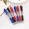 Caneta Gel Tipo Empurrar K35 Preto Azul Vermelho 0.5mm Caneta de Assinatura Ponta Esférica Caneta D'água para Escritório Estudante Caneta Carbono Jump