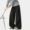 Outono de 2026 Novo Calça Longa Casual Solta Tamanho Plus para Homens 100% Fibra de Poliéster - Tecido Sarja 275g