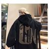 2024 Estilo Retro Hong Kong para Hombre Otoño e Invierno Sudadera Holgada con Capucha Americana Casual Pesada Marca Popular Ins High Street