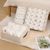 Caja de almacenamiento de ropa interior de cáñamo Tianshan, cajón de almacenamiento de ropa interior para dormitorio, armario multifunción para el hogar, caja de ropa interior