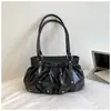 Bolso de Axila de Nicho Transfronterizo para Mujer Bolso de Hombro Único 2026 Nuevo Bolso Cruzado Fruncido Estampado de Lunares Bolso para Viajar