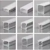 Canal de Aluminio para Luz Lineal LED al por Mayor del Fabricante, Luz Lineal con Borde, Canal de Luz de Aleación de Aluminio, Perfil de Canal de Aluminio para Luz Lineal