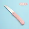Cuchillo Express Portátil para Dormitorio Acero Inoxidable Plegable Cuchillo para Fruta Casero Pelador Afilado Desmontar Cuchillo Express Mini