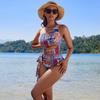Moda Praia Transfronteiriça para Mulheres, Estilo Europeu e Americano, Sexy de Uma Alça, Design Vazado, Toque de Luxo, Comércio Exterior da Amazon, Moda Praia Huludao