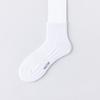 Calcetines para Hombre, Para Todas las Estaciones, Calcetines Deportivos de Rizo para Hombre, Color Puro Negro y Blanco, Calcetines de Tubo Corto y Medio, Calcetines de Malla de Algodón Transpirable