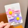 Presilha de cabelo infantil grande em cor de doce, presilha lateral para franja, acessório de cabelo popular para meninas, grampo de cabelo para meninas, adorno de cabelo