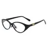 Nuevas Gafas Ojo de Gato de Gama Alta para Mujer, Estilo Coreano de Moda, Aspecto Natural, Luz Azul Anti-Reflejo, Montura Ultra Ligera Tr90