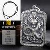 Pingente de prata de lei 999 prata pura personalidade masculina moderno retrô dominador pingente sólido pingente colar de Buda