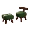 Taburete pequeño de madera maciza, silla pequeña con respaldo, banco pequeño para el hogar, taburete para sala de estar, taburete bajo simple, taburete redondo, taburete para puerta, taburete para cambiar zapatos