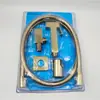 Extensión de grifo pistola rociadora de acero inoxidable pistola de agua para limpieza a alta presión boquilla potenciadora de baño compañero de inodoro bidé