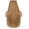 Comercio exterior Europa y Estados Unidos pieza de peluca femenina pieza de extensión de cabello de línea de pesca moda nuevo cabello de fibra química mate seda de alta temperatura cabello largo rizado