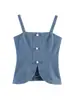 Popular en INS top de tubo de mezclilla de cintura alta estilo europeo y americano para mujer moda transfronteriza casual de venta caliente negro otro