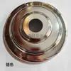 Ferretería para Iluminación Bricolaje Lámpara de Cristal Linterna Jaula de Pájaros Base de Techo Placa Estilo Americano Borde Recto Gancho Cadena Colgante Conexión Galvanizado