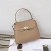 Bolso Grande de Piel de Vaca de Primera Capa Togo para Mujer, Suave, de Gran Capacidad, para Hombro Cruzado, Estilo Europeo y Americano, Versátil, Moderno, Bolso de Nicho