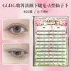 Pestañas Postizas Inferiores Estilo Hada Ggrg Tipo A Individuales en Racimo Realistas para Maquilladores