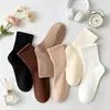 Calcetines de algodón puro para niños otoño e invierno con forro polar calcetines de tubo gruesos calcetines para mujer medias calcetines de felpa calcetines Zhuji venta al por mayor hombres