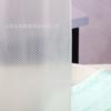Cortina de Ducha Transparente de Color Sólido con Textura 3D Transfronteriza, Impermeable y a Prueba de Moho, Cortina Divisoria para Baño sin Taladro