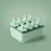 Molde para Helado Molde para Helado para Niños Caja Molde para Paletas Caseras Paleta Casera Cubito de Hielo Sorbete Helado Bandeja para Hielo