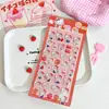 Adesivos Infantis 3 Adesivos Estereoscópicos em Relevo Brinquedos para Meninas Animais Fofos Adesivos de Pedras Preciosas Cristal Decoração para Capa de Celular