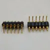 Conector de Pino de Mola Curvo de 6 Pinos, Conector Pogopin Pino de Mola Transmissão de Sinal Inteligente