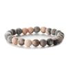 Pulsera transfronteriza de Amazon temu piedra de fuego para hombres y mujeres alto sentido estilo ins punk pulsera joyería pulsera de cuentas