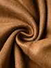 Jaqueta de camurça cor de caramelo para outono e inverno com gola alta, fecho de três botões, caimento justo, estilo curto, elegante, adequada para o trabalho, casaco feminino vintage