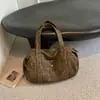 Bolsa de Tote Casual Estilo Coreano Estampado de Leopardo Estilo Dulce Fresco Bolso de Hombro Perezoso Relajado Bolsa para Viajes al Trabajo Bolsa de Compras Bolso de Axila