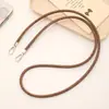 Las Cuentas Son Productos Nuevos, Nueva Cadena Cruzada de Cuerda Redonda de Cuero de 6 mm Colgante para Funda de Teléfono Móvil Colgante Anticaída Cadena para Teléfono Móvil Lanyard para Mujeres